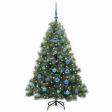 Vidaxl kunstkerstboom met 150 led met standaard groen 150 cm pe en pvc