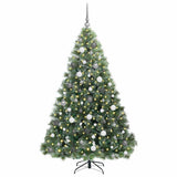 Vidaxl kunstkerstboom met 300 led met standaard groen 180 cm pe en pvc
