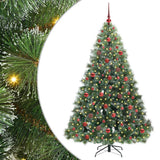 Vidaxl kunstkerstboom met 300 led met standaard groen 180 cm pe en pvc