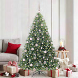 Vidaxl kunstkerstboom met 300 led met standaard groen 180 cm pe en pvc