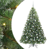 Vidaxl kunstkerstboom met 300 led met standaard groen 180 cm pe en pvc