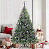Vidaxl kunstkerstboom met 300 led met standaard groen 180 cm pe en pvc
