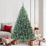 Vidaxl kunstkerstboom met 300 led met standaard groen 180 cm pe en pvc