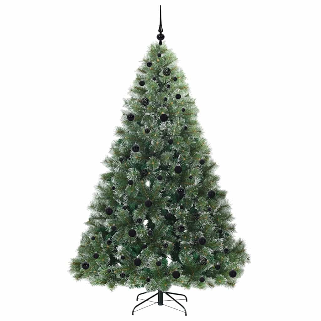 Vidaxl kunstkerstboom met 300 led met standaard groen 210 cm pe en pvc