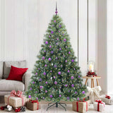 Vidaxl kunstkerstboom met 300 led met standaard groen 210 cm pe en pvc