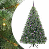 Vidaxl kunstkerstboom met 300 led met standaard groen 210 cm pe en pvc