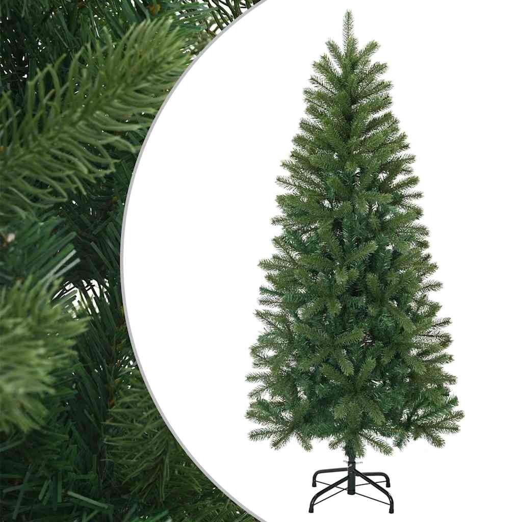 Vidaxl kunstkerstboom met standaard groen 150 cm pvc, pe en staal