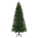 Vidaxl kunstkerstboom met standaard groen 210 cm pvc, pe en staal