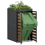 Vidaxl afvalcontaineropslag met plantenbakdak voor 240l container