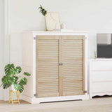 Vidaxl kastdeur 2 st naturel 110 x 49,5 cm massief grenenhout
