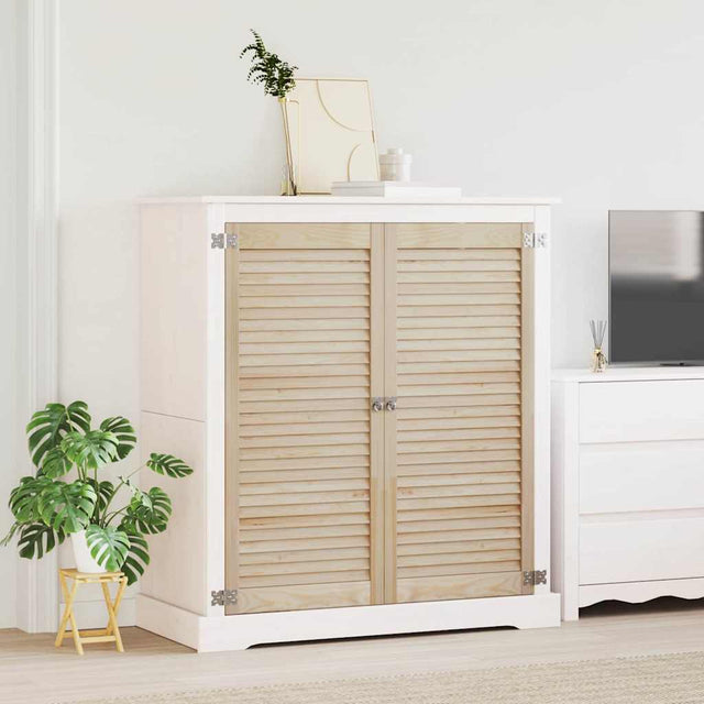 Vidaxl kastdeur 2 st naturel 110 x 49,5 cm massief grenenhout