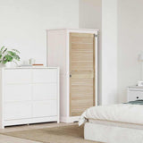 Vidaxl kastdeur naturel 140,5 x 2,1 x 59,5 cm massief grenenhout