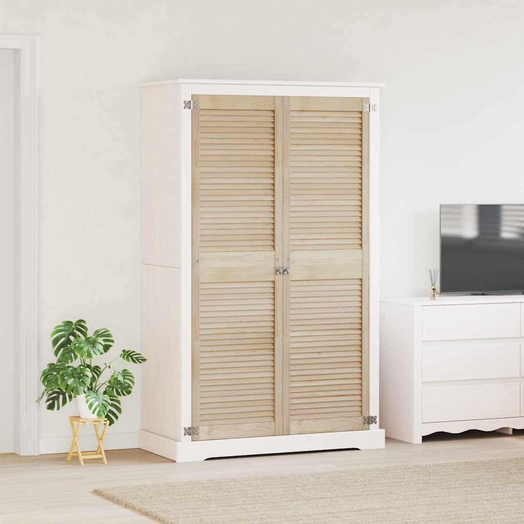 Vidaxl kastdeur 2 pcs naturel 170 x 2,1 x 49,5 cm massief grenenhout