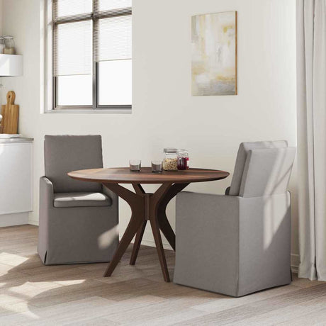 Vidaxl eettafelstoelen 2 st stof taupe 57 x 67 x 98 cm