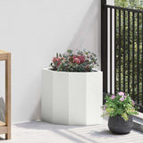Vidaxl hoek plantbak wit 30 x 30 x 35 cm staal