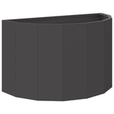 Vidaxl plantenbak zwart 60 x 30 x 35 cm staal