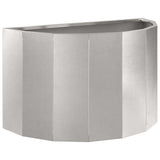 Vidaxl plantenbak zilver 60 x 30 x 35 cm roestvrij staal