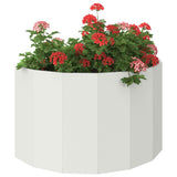 Vidaxl plantenbak wit 90 x 45 x 50 cm staal