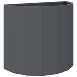 Vidaxl plantenbak antraciet 60 x 30 x 50 cm staal