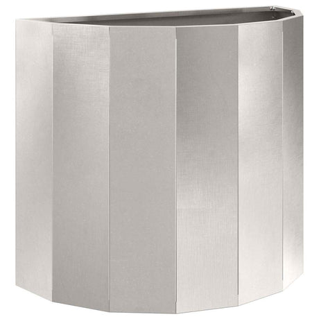 Vidaxl plantenbak zilver 60 x 30 x 50 cm roestvrij staal