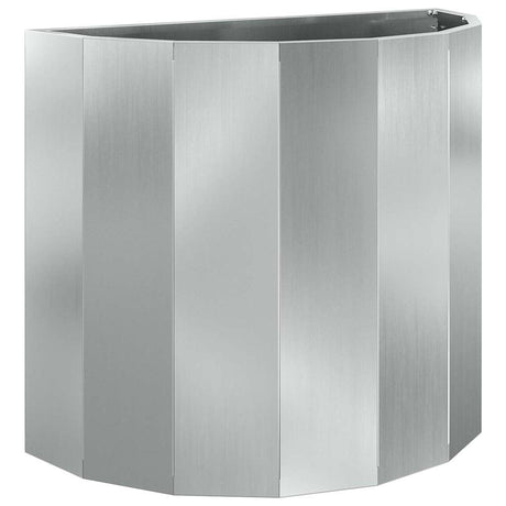 Vidaxl plantenbak zilver 60 x 30 x 50 cm gegalvaniseerd staal