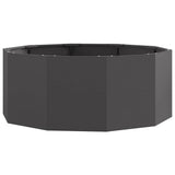 Vidaxl plantenbak zwart 90 x 90 x 35 cm staal