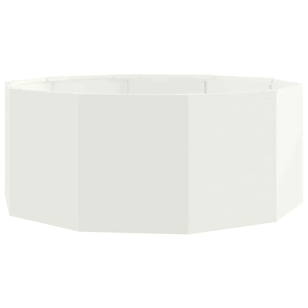 Vidaxl plantenbak wit 90 x 90 x 35 cm staal