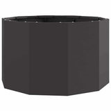 Vidaxl plantenbak zwart 60 x 60 x 35 cm staal