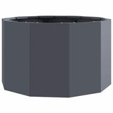 Vidaxl plantenbak antraciet 60 x 60 x 35 cm staal