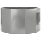 Vidaxl plantenbak zilver 90 x 90 x 50 cm gegalvaniseerd staal