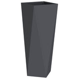 Vidaxl plantenbak antraciet 30 x 30 x 75 cm staal