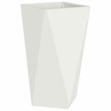 Vidaxl plantenbak wit 40 x 40 x 75 cm staal
