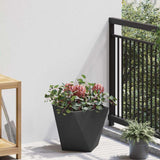 Vidaxl plantenbak zwart 30 x 30 x 30 cm staal