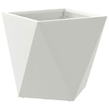 Vidaxl plantenbak wit 30 x 30 x 30 cm staal