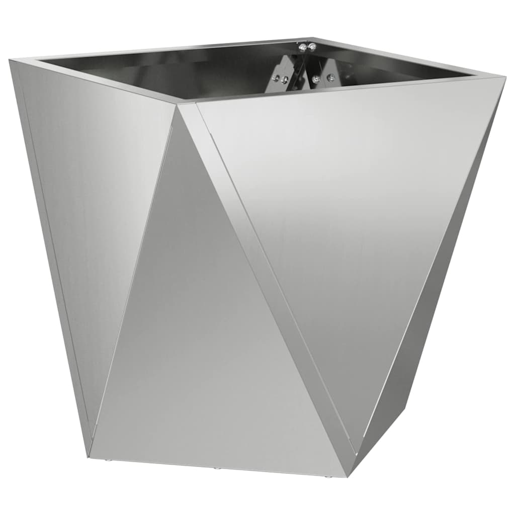 Vidaxl plantenbak zilver 30 x 30 x 30 cm gegalvaniseerd staal