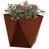 Vidaxl plantenbak roestig 30 x 30 x 30 cm cortenstaal