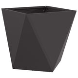 Vidaxl plantenbak zwart 40 x 40 x 40 cm staal
