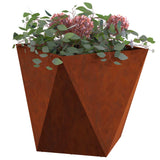 Vidaxl plantenbak roestig 40 x 40 x 40 cm cortenstaal