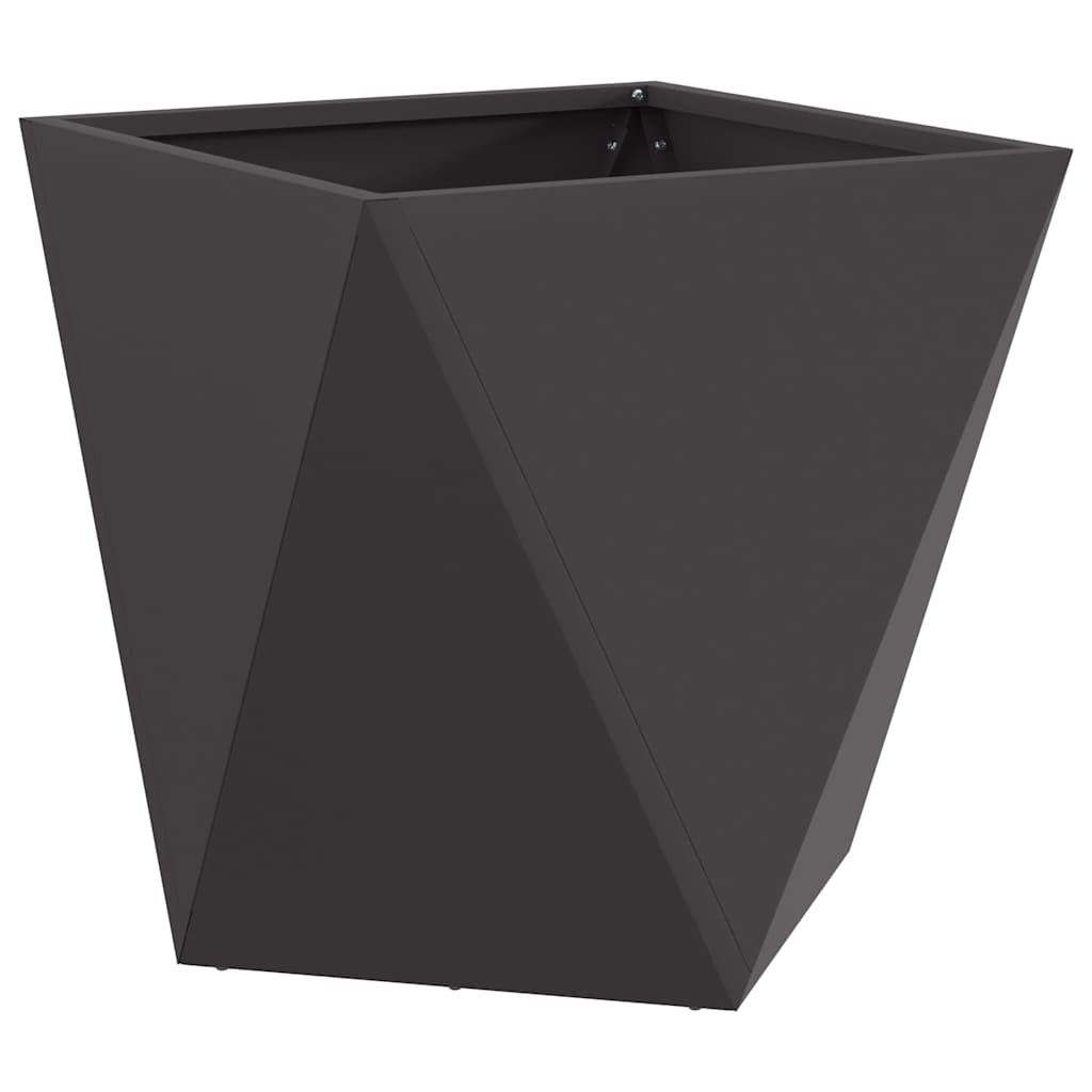 Vidaxl plantenbak zwart 50 x 50 x 50 cm staal
