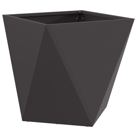 Vidaxl plantenbak zwart 50 x 50 x 50 cm staal