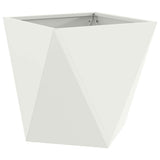 Vidaxl plantenbak wit 50 x 50 x 50 cm staal