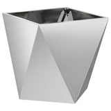 Vidaxl plantenbak zilver 50 x 50 x 50 cm gegalvaniseerd staal
