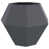 Vidaxl plantenbak antraciet 100 x 100 x 80 cm staal