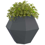 Vidaxl plantenbak antraciet 100 x 100 x 80 cm staal