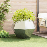 Vidaxl plantenbak zilver 100 x 100 x 80 cm roestvrij staal