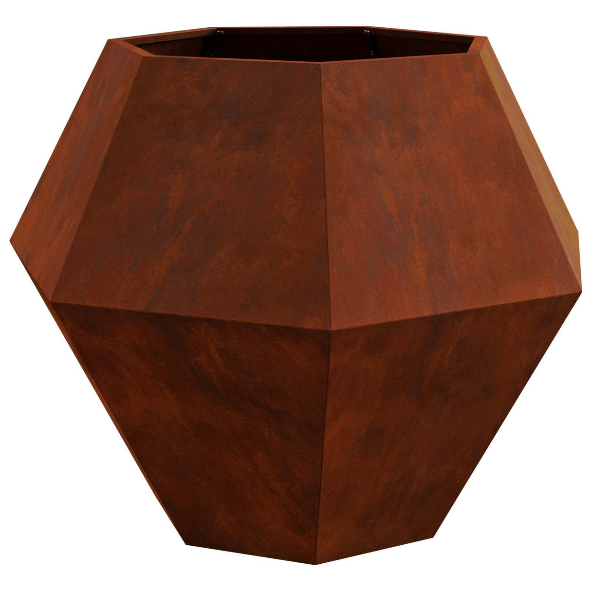 Vidaxl plantenbak roestig 100 x 100 x 80 cm cortenstaal