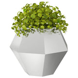 Vidaxl plantenbak zilver 75 x 75 x 60 cm gegalvaniseerd staal