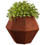 Vidaxl plantenbak roestig 75 x 75 x 60 cm cortenstaal
