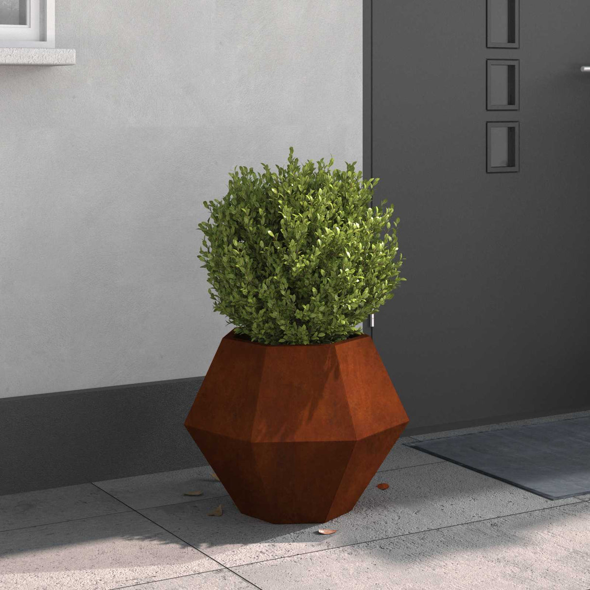 Vidaxl plantenbak roestig 50 x 50 x 40 cm cortenstaal