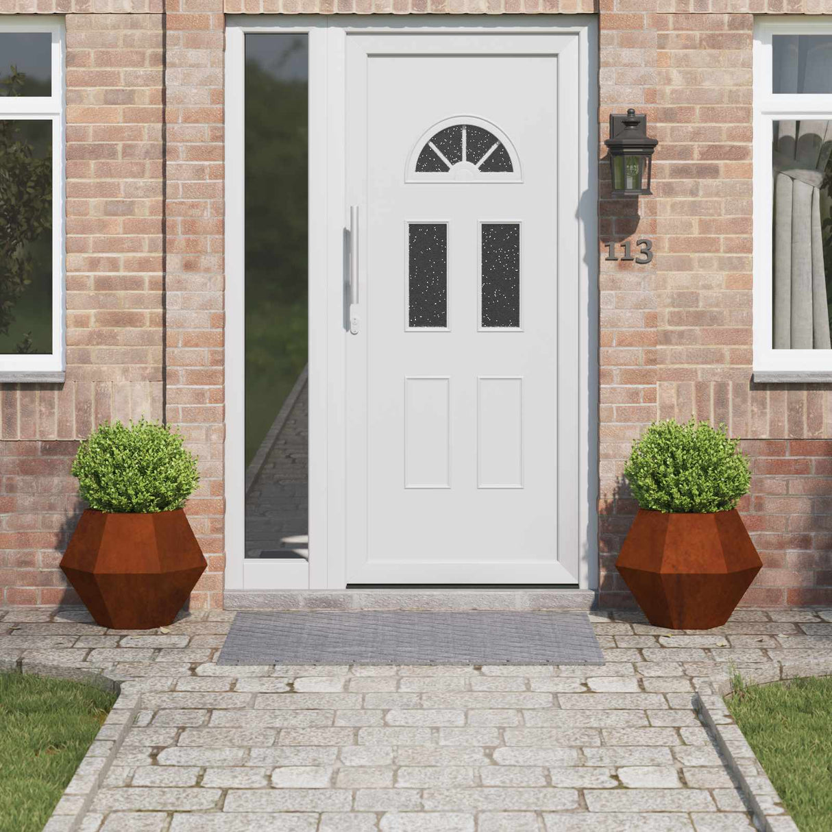 Vidaxl plantenbak 2 pcs roestig 50 x 50 x 40 cm cortenstaal